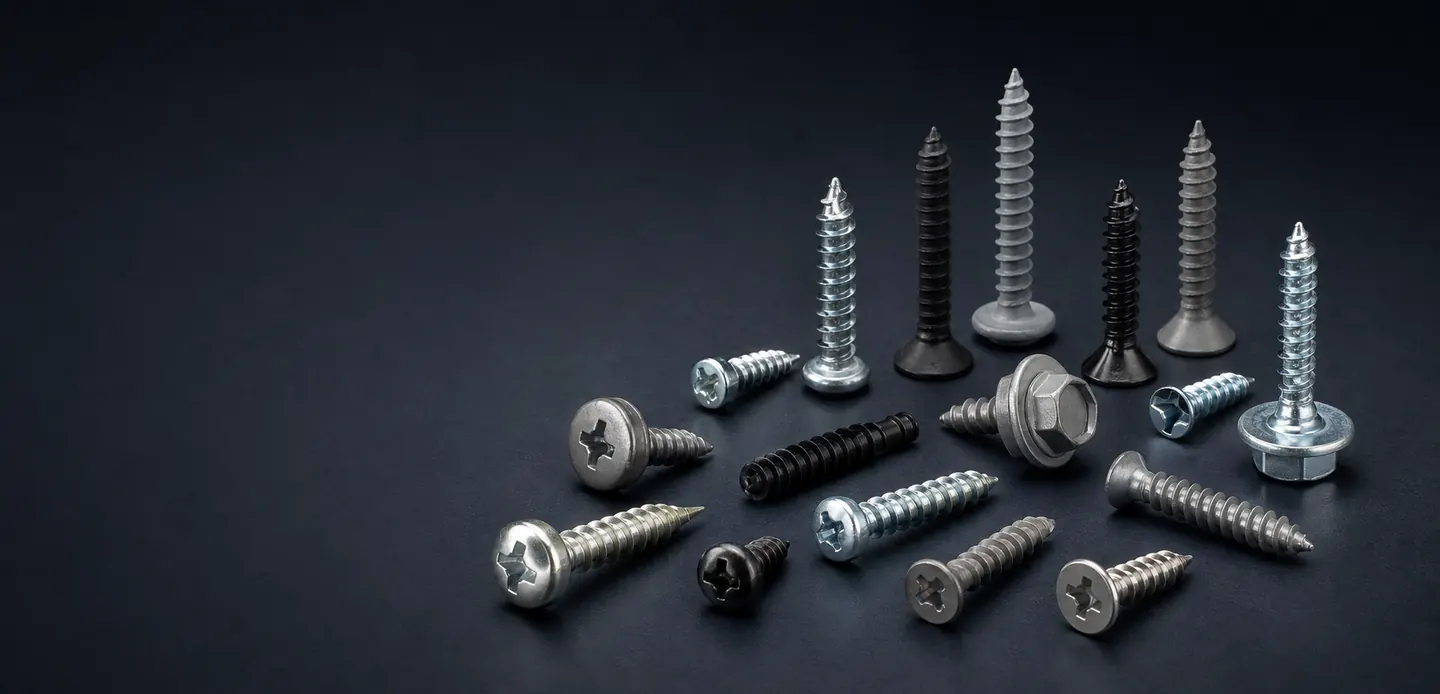 Self-tapping screws supplied from Turkey by FastenersFromTurkey